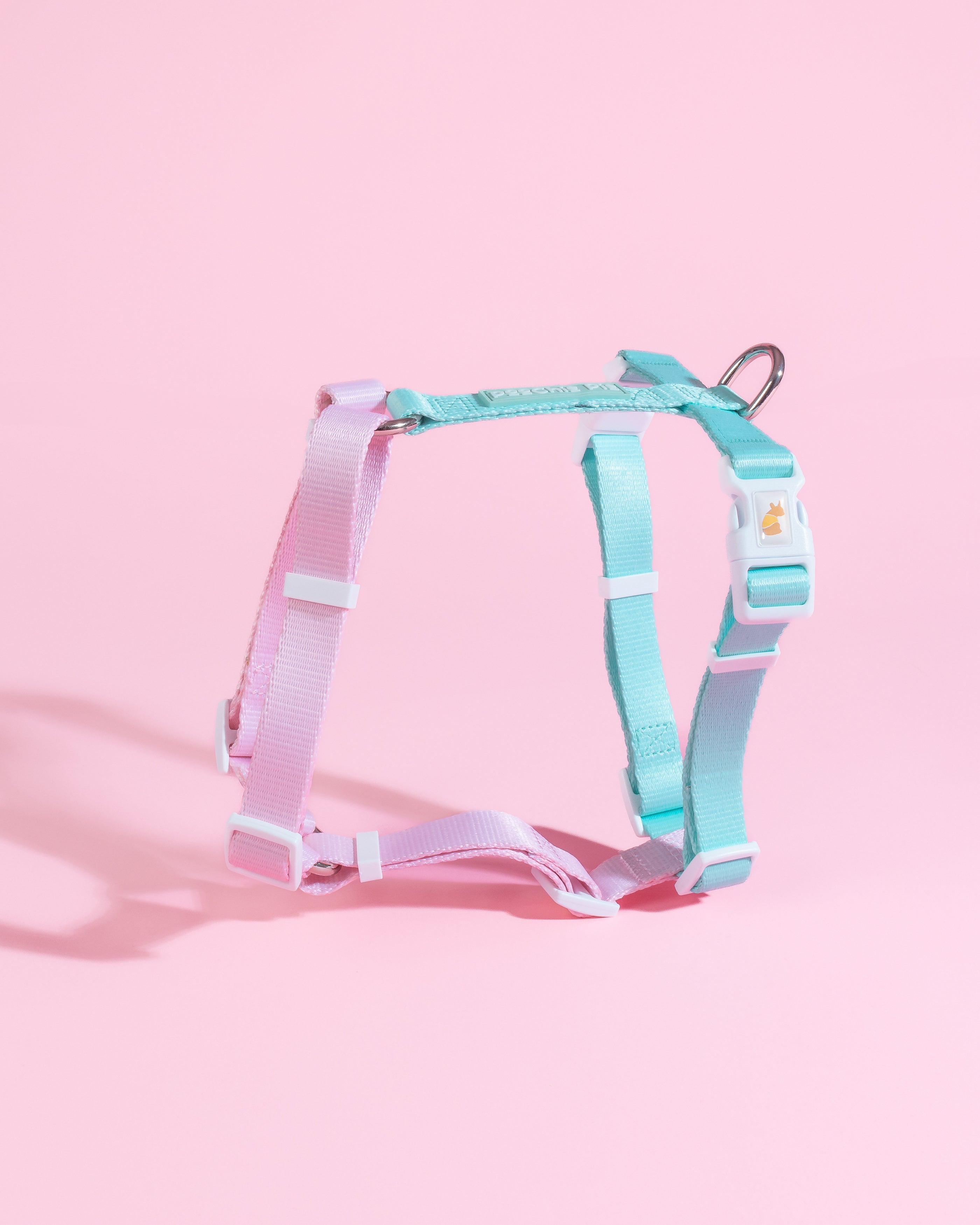 poochie-pie-dog-harness-collar-safe-strong-reliable-easy-fit-nopull-no-pull-pink-mint-green-d-ring-pastel-best-harnesses-for-dogs-australia-made-australian-USA-NZ-strap-webbing