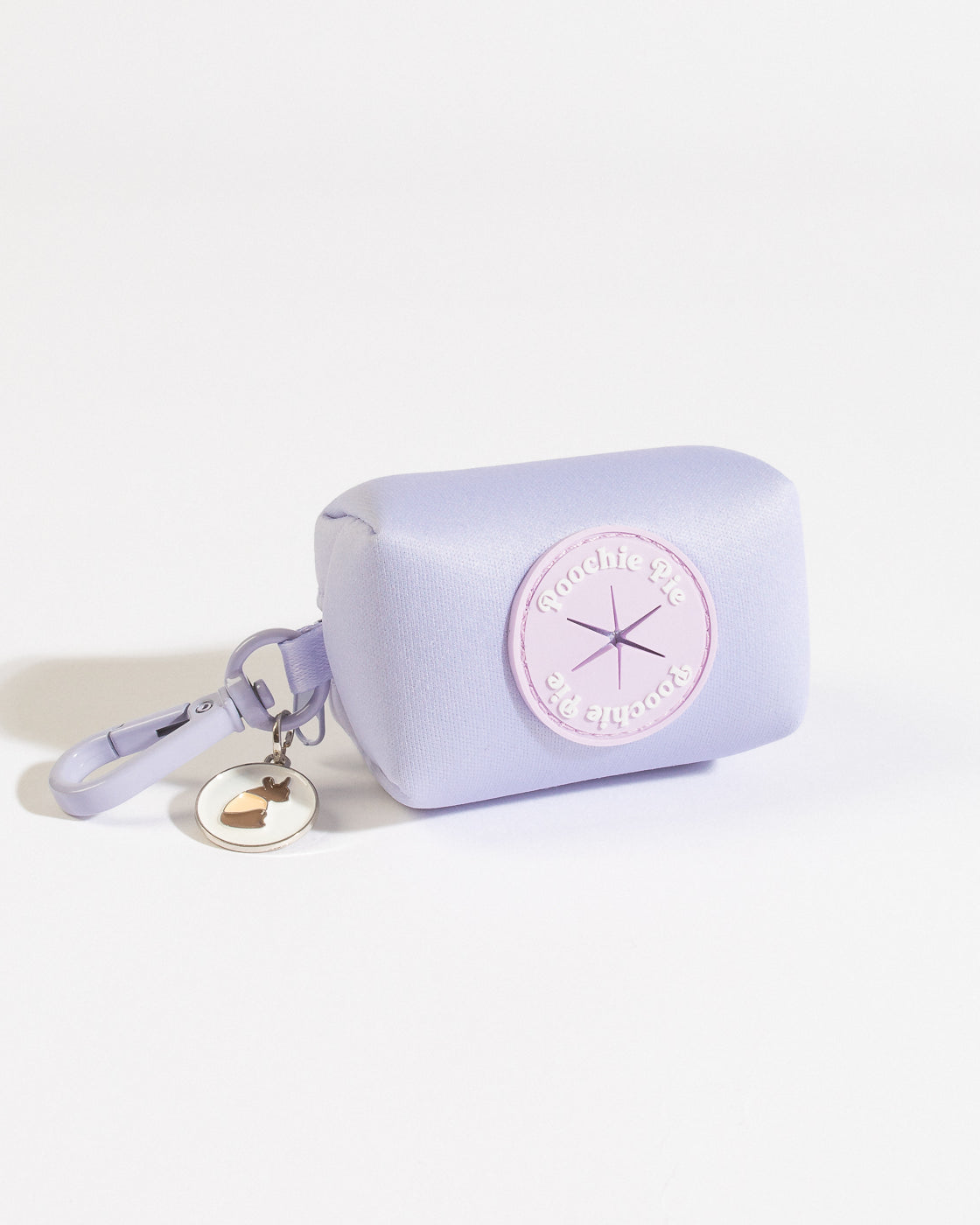 Poochie-pie-purple-charm-poop-bag-holder-poopie-lilac-mix-and-match-rainbow