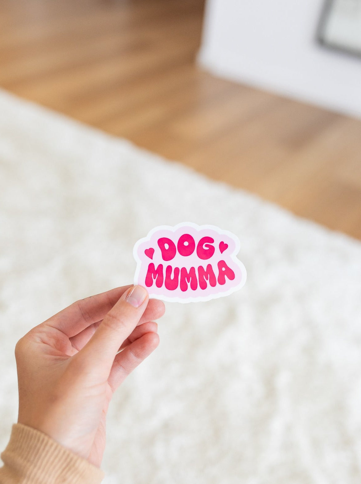 Dog Mumma Vinyl Waterproof Sticker from Poochie Pie Dog Accessories 